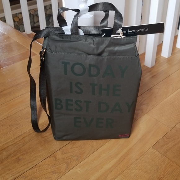 Peace Love World Handbags - Peace Love World Insulated Wine Tote Bag